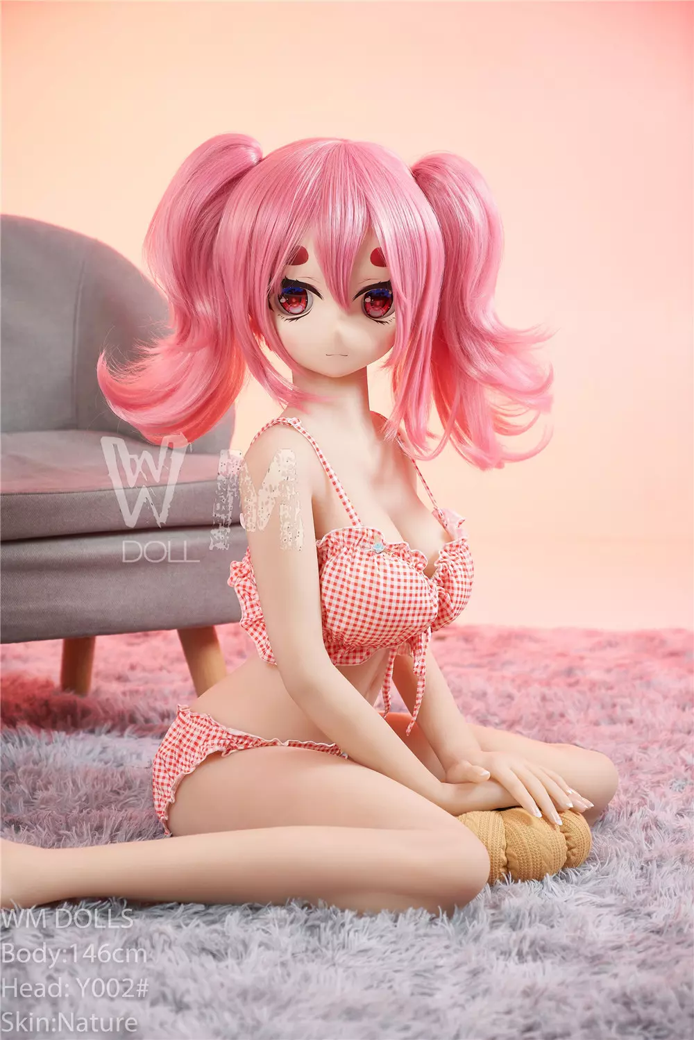 WM S-TPE 146cm Anime Sex Doll with PVC head#Y003